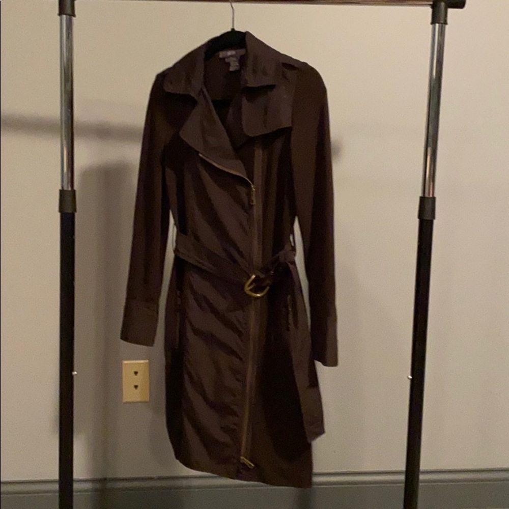 Chocolate brown coat dress